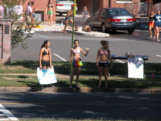 "There's a special Hell, one reserved for child molesters and those who talk in theatres." Shepherd Book, Firefly Members of the Westfield High Gymnastics team held a car wash across from Darius & Roxannae's Coronation, tempting us with the Special Hell.