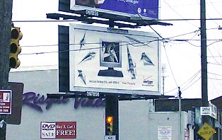 Verizon fencing billboard 2